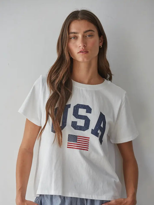All-Day USA Tee Knit