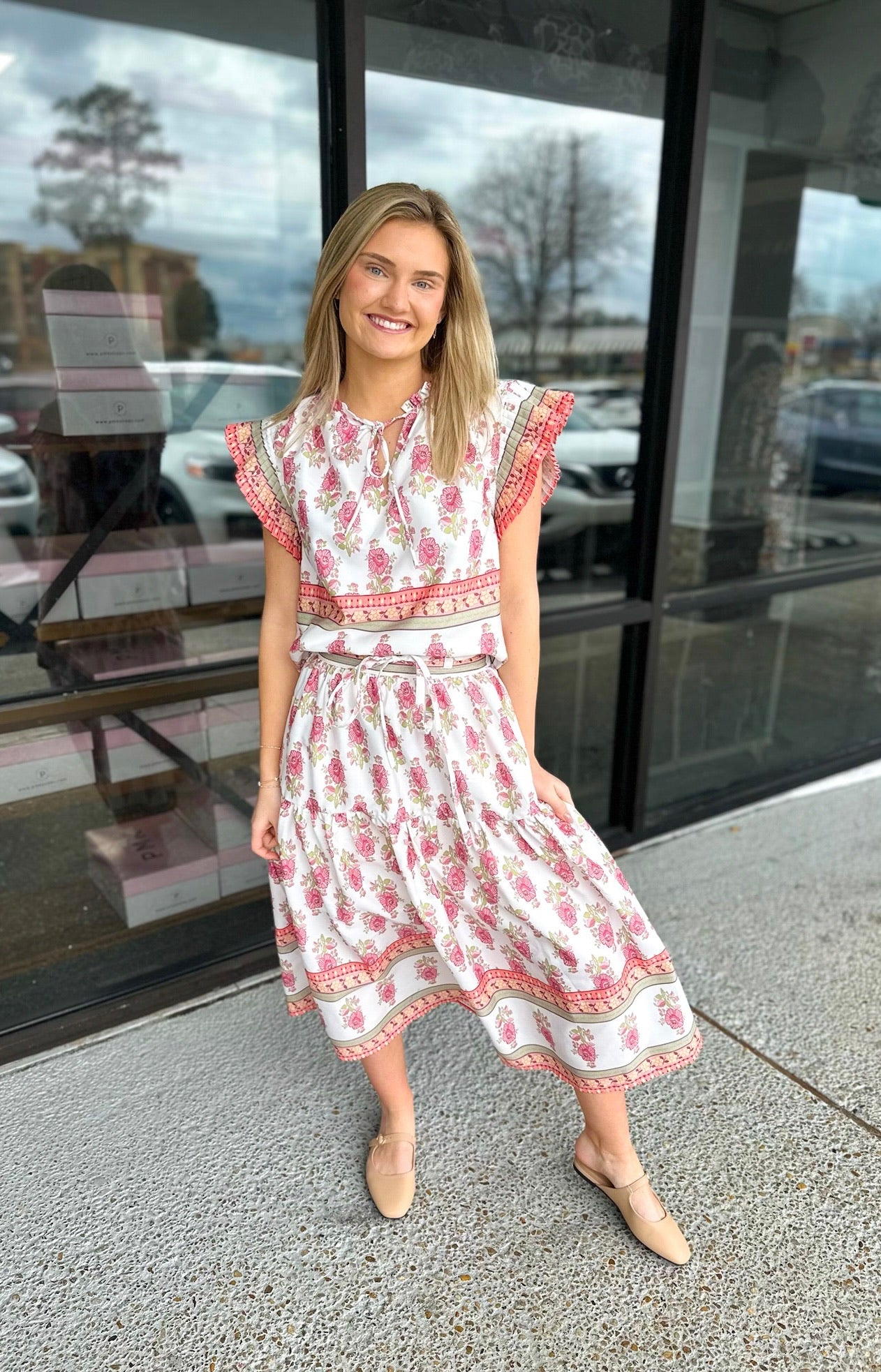 Hannah Top - White Mix