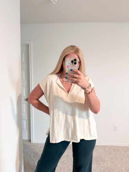 Laveta Vest Top - Cream