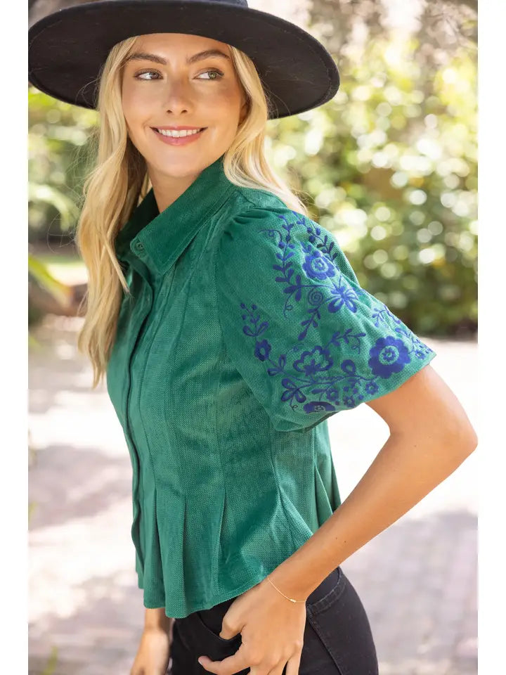 Pam Top - green