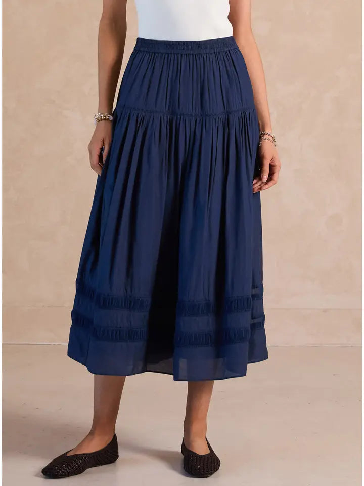 Swing On Skirt - Navy
