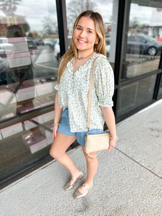 Casey Top - white multi