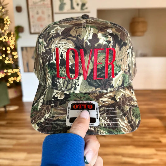 LOVER Camo Structured Hat