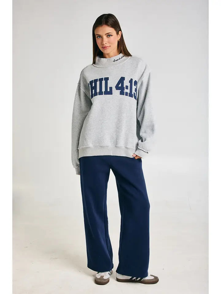 Phil 4:13 Mock-Neck