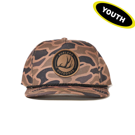 Youth Antler Patch Gauge Camo Cap