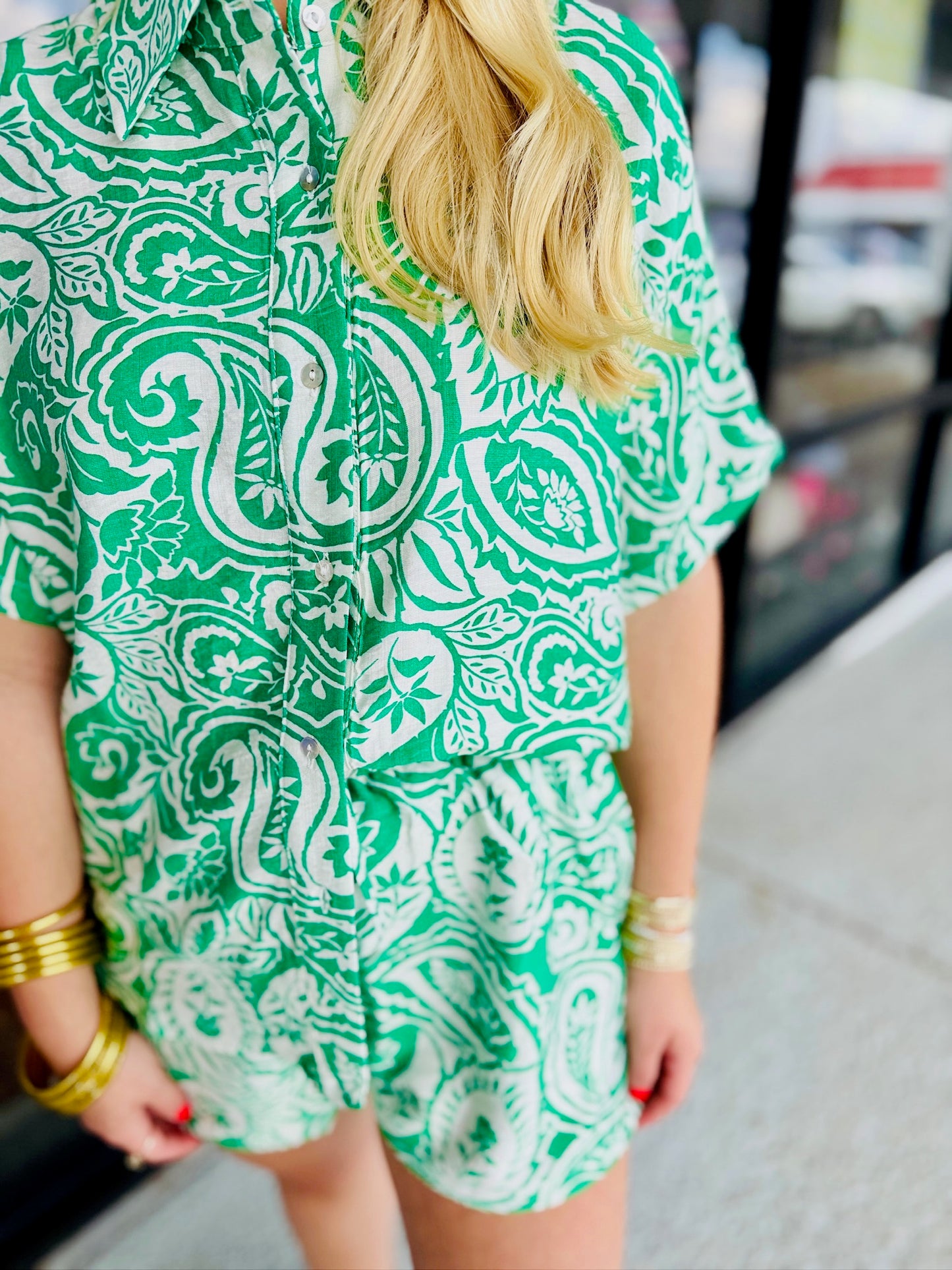 Verdant Paisley Set