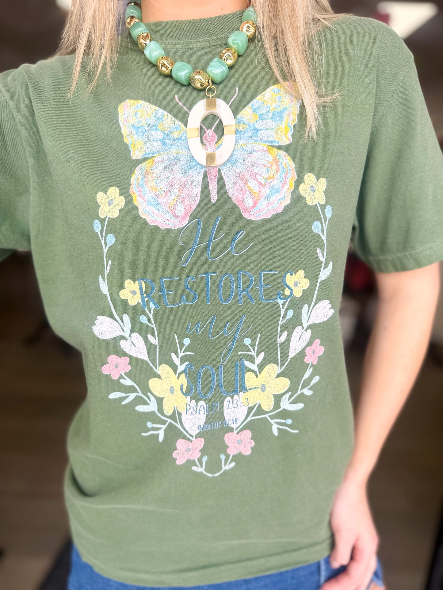 He Restores My Soul Tee