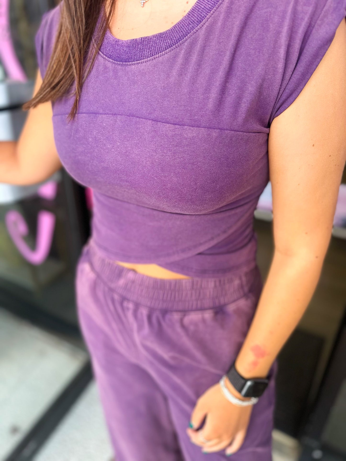 Finish Jogger Set - deep fig
