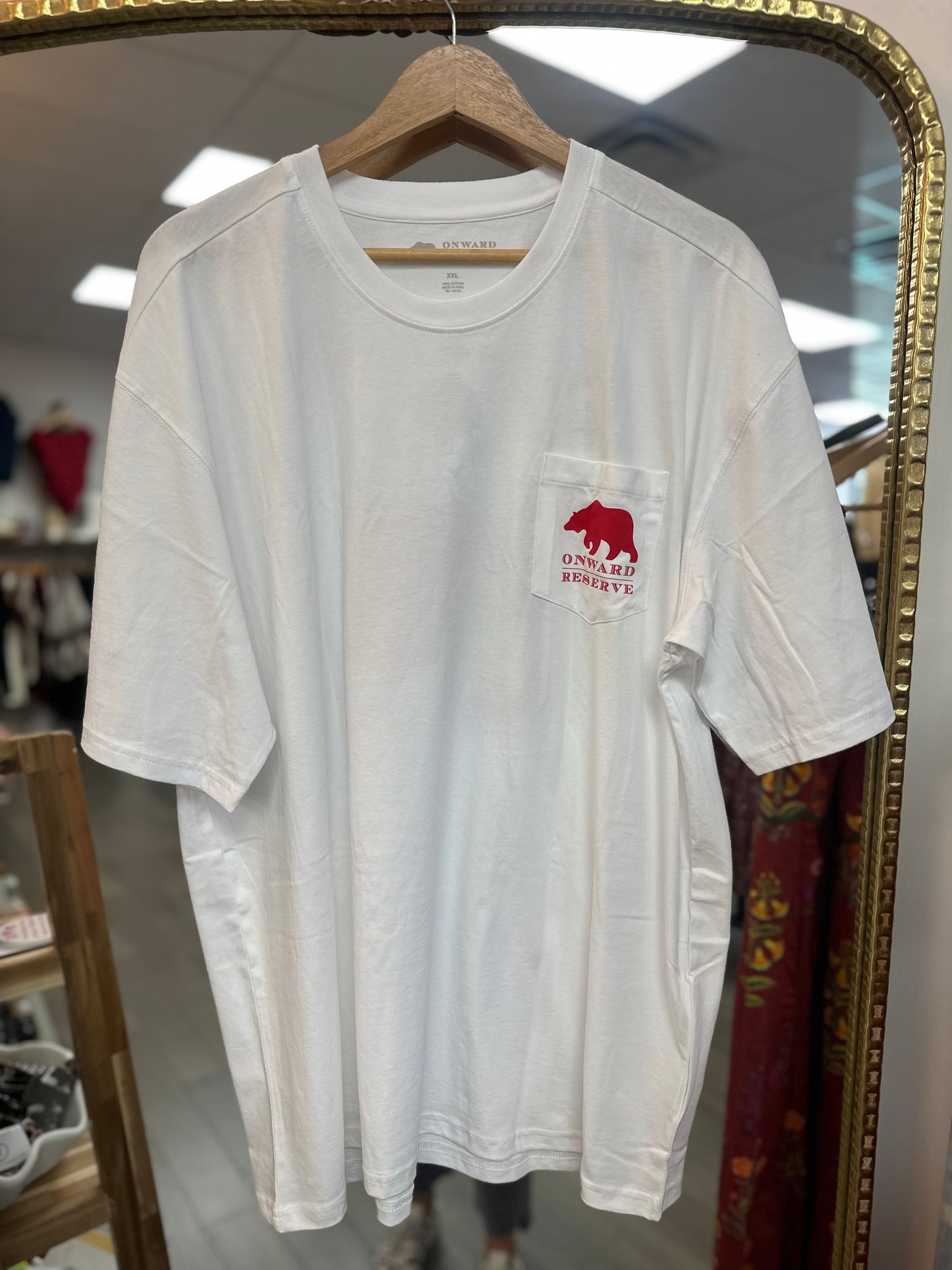Georgia G Dog Tee-White