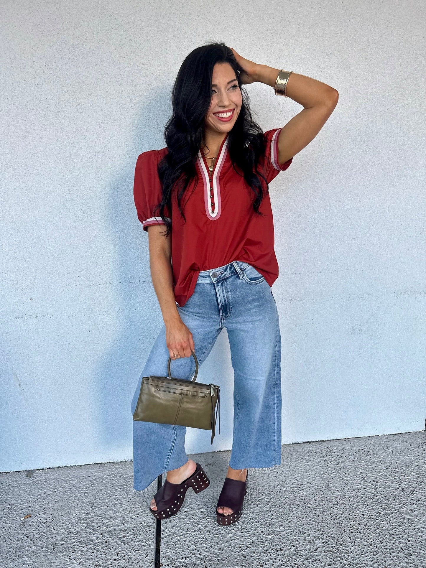 Color Pop Top - rust