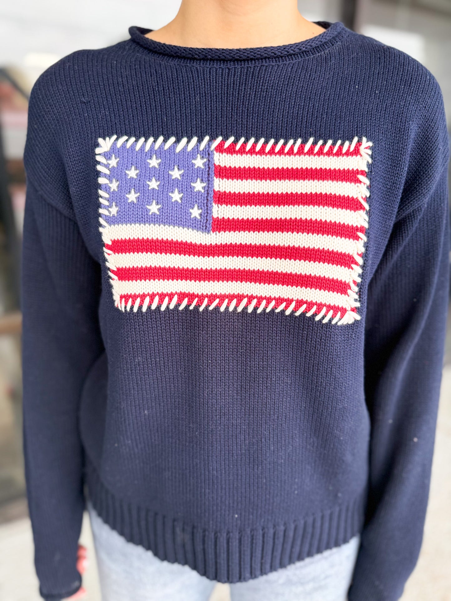 Miss Americana Sweater - Navy