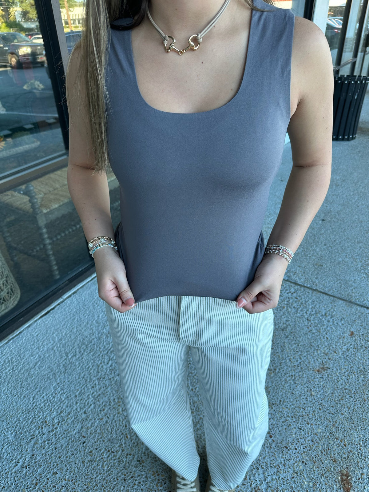 Comfy & Cute Top - grey
