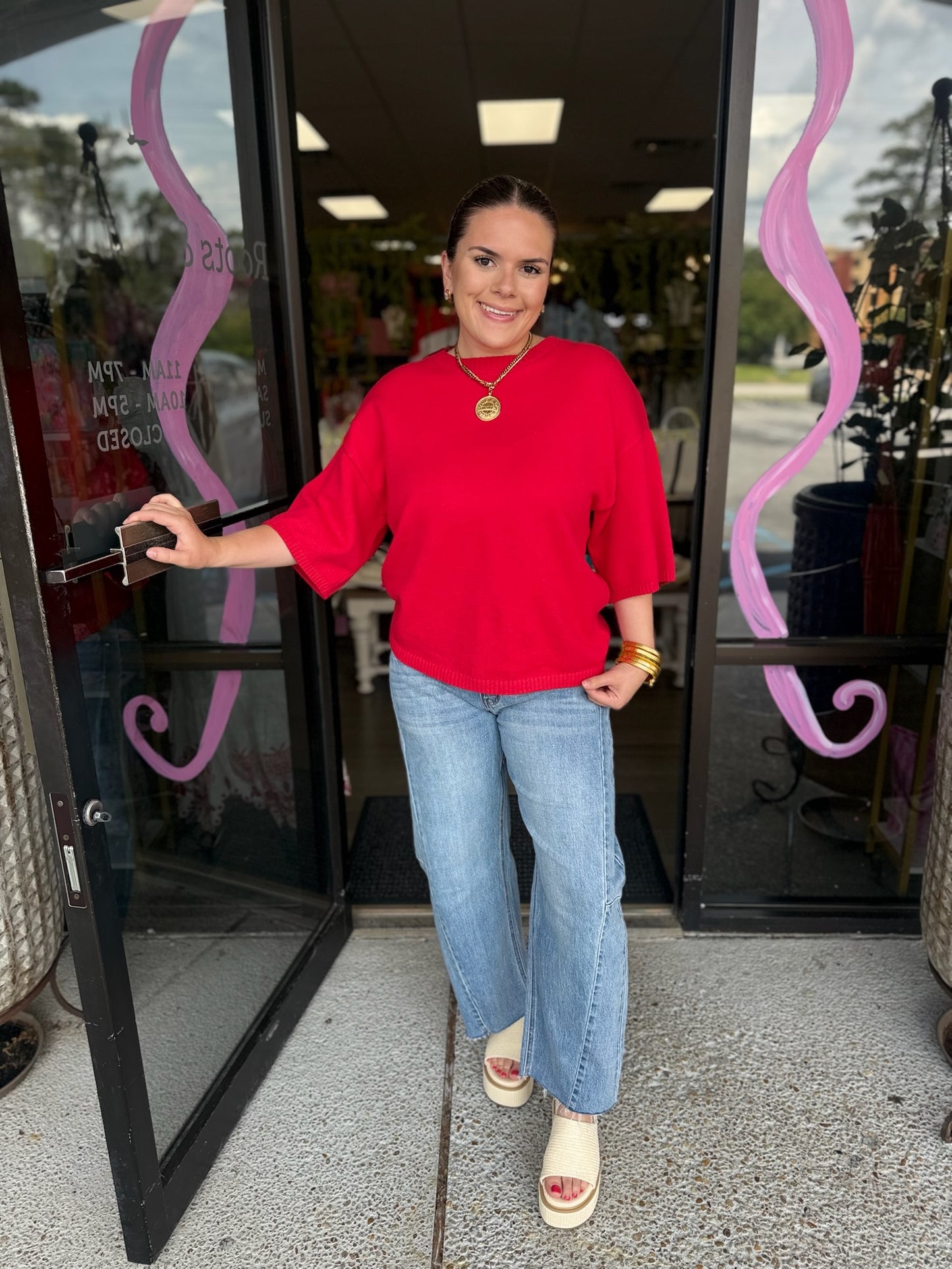 Loretta Top - red