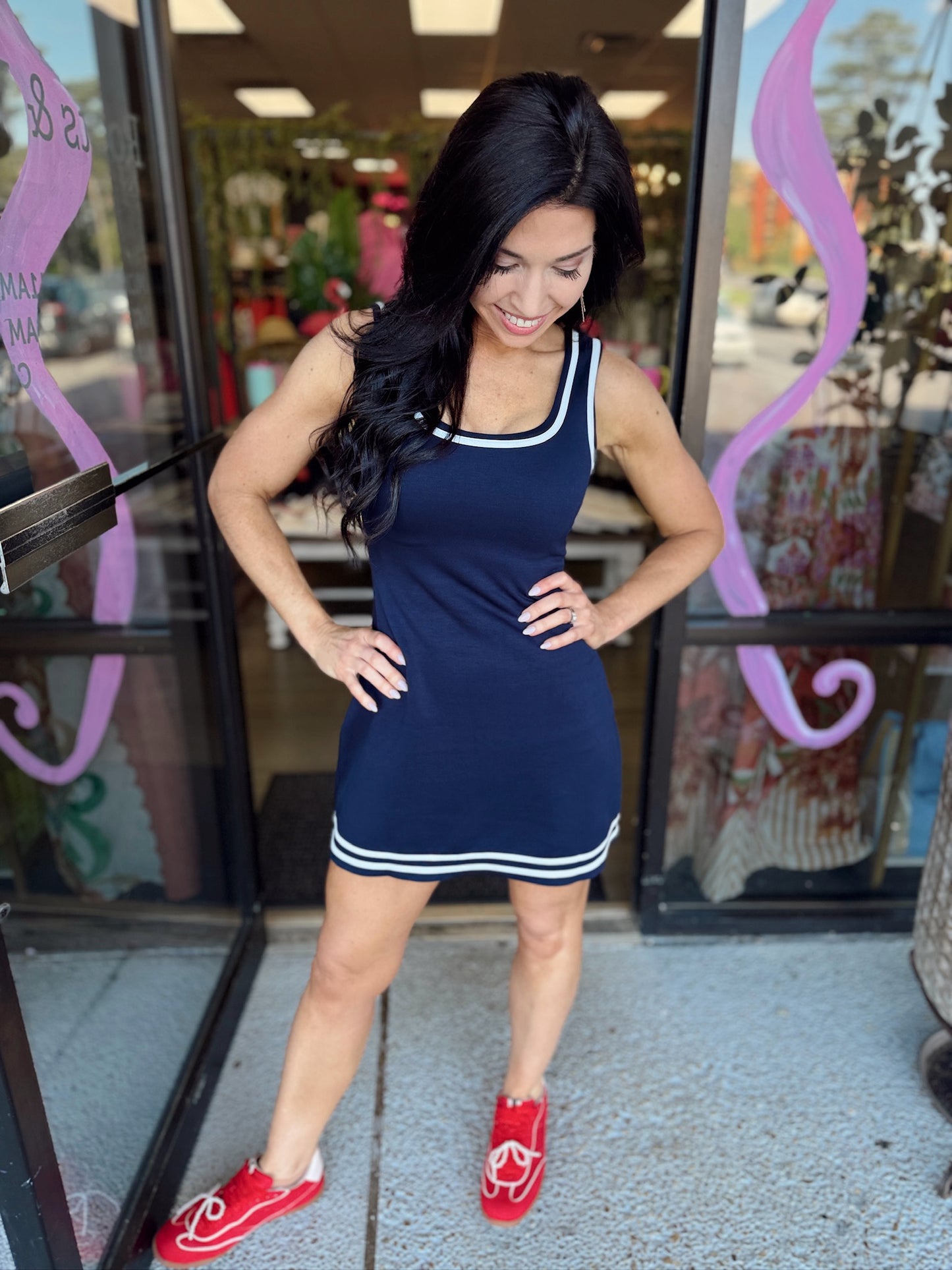 Baby Please Dress - navy