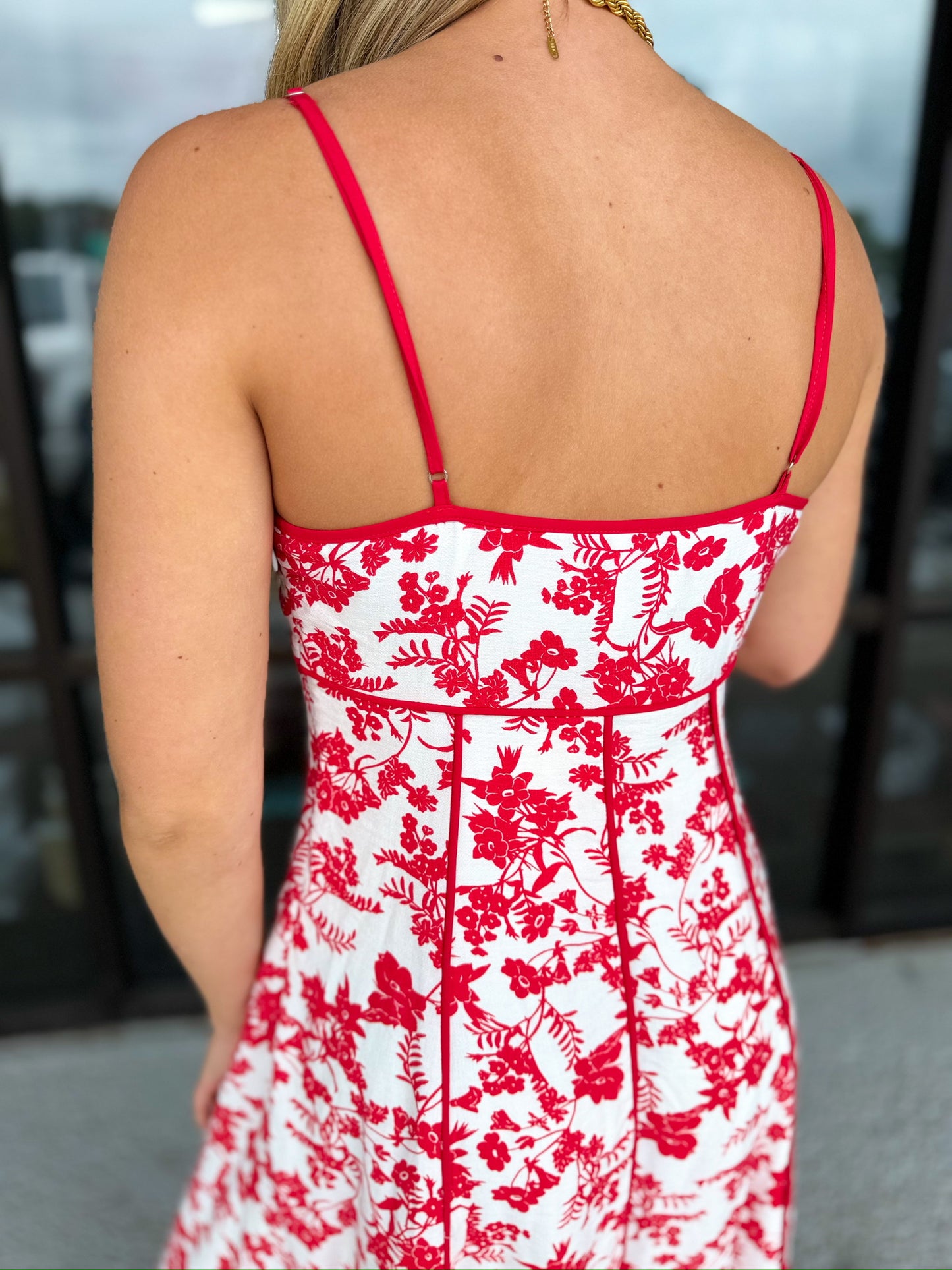 Scarlett Bloom Maxi-Red