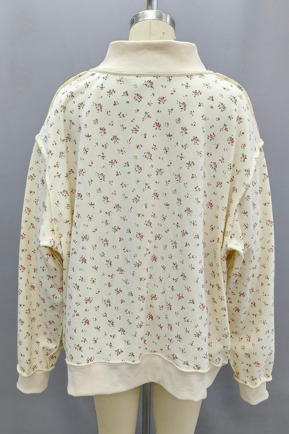 Floral Mockneck