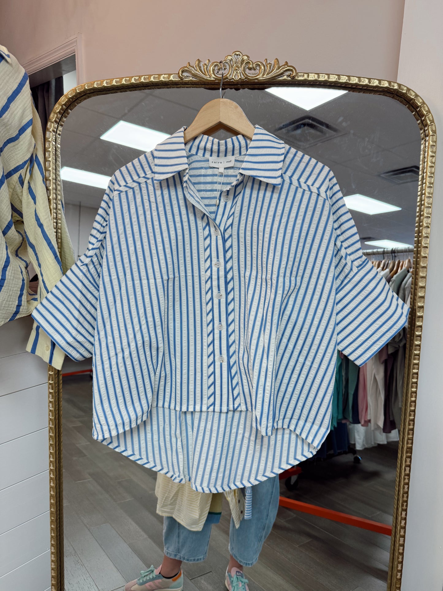 Take the Reigns Top - blue