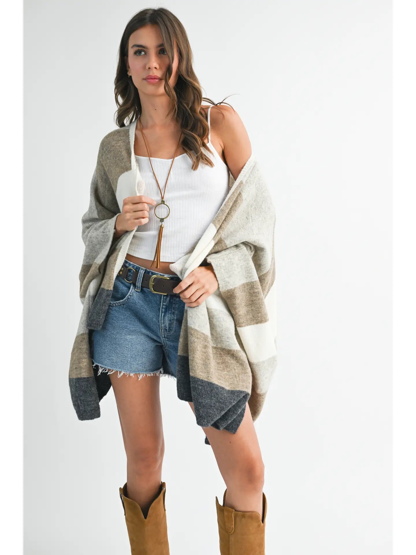 Zuri Poncho Caridgan