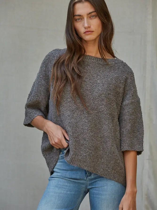 Astor Sweater Top Sweaters - dark mocha