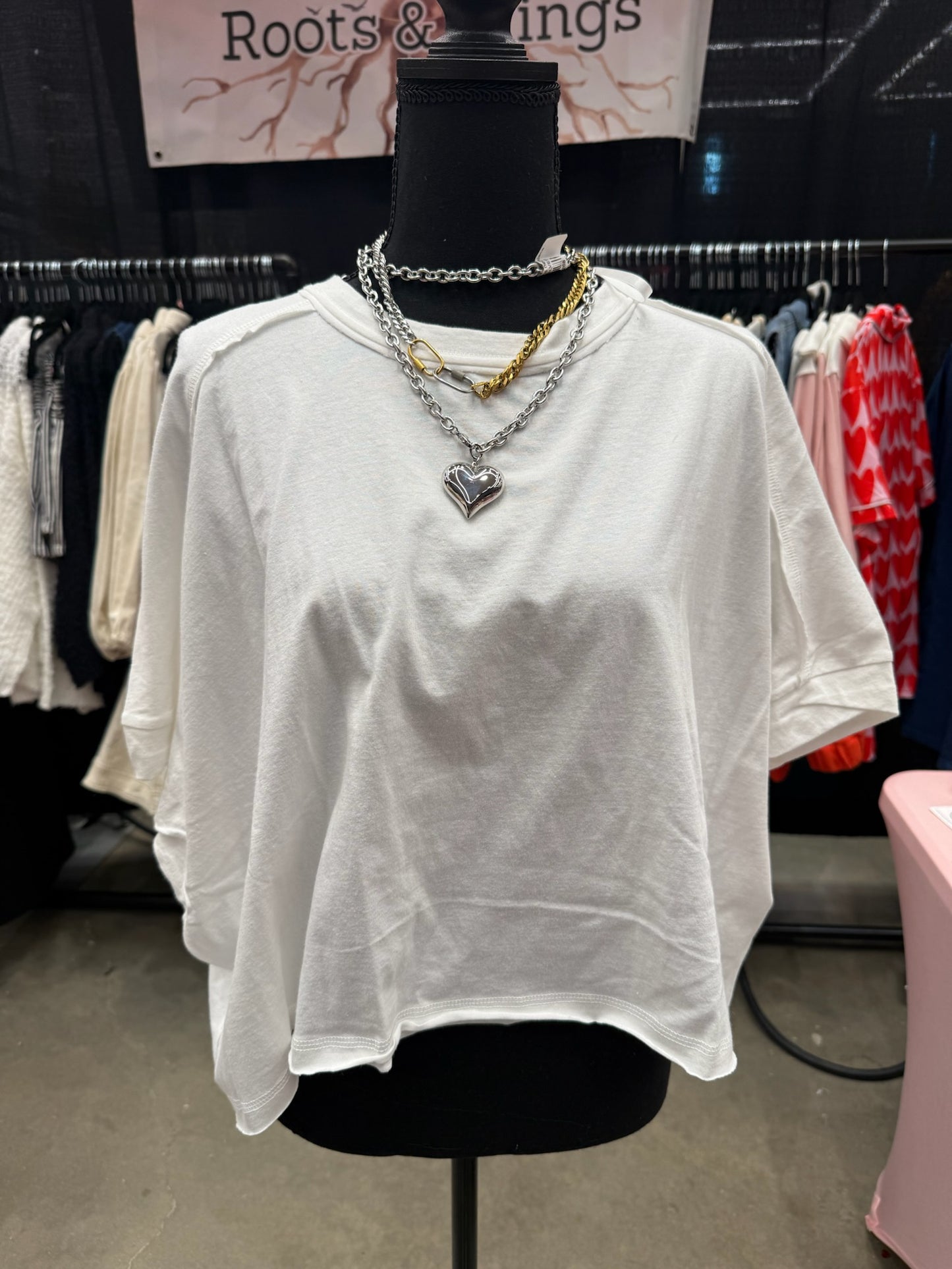 Comfy Casual Top- White