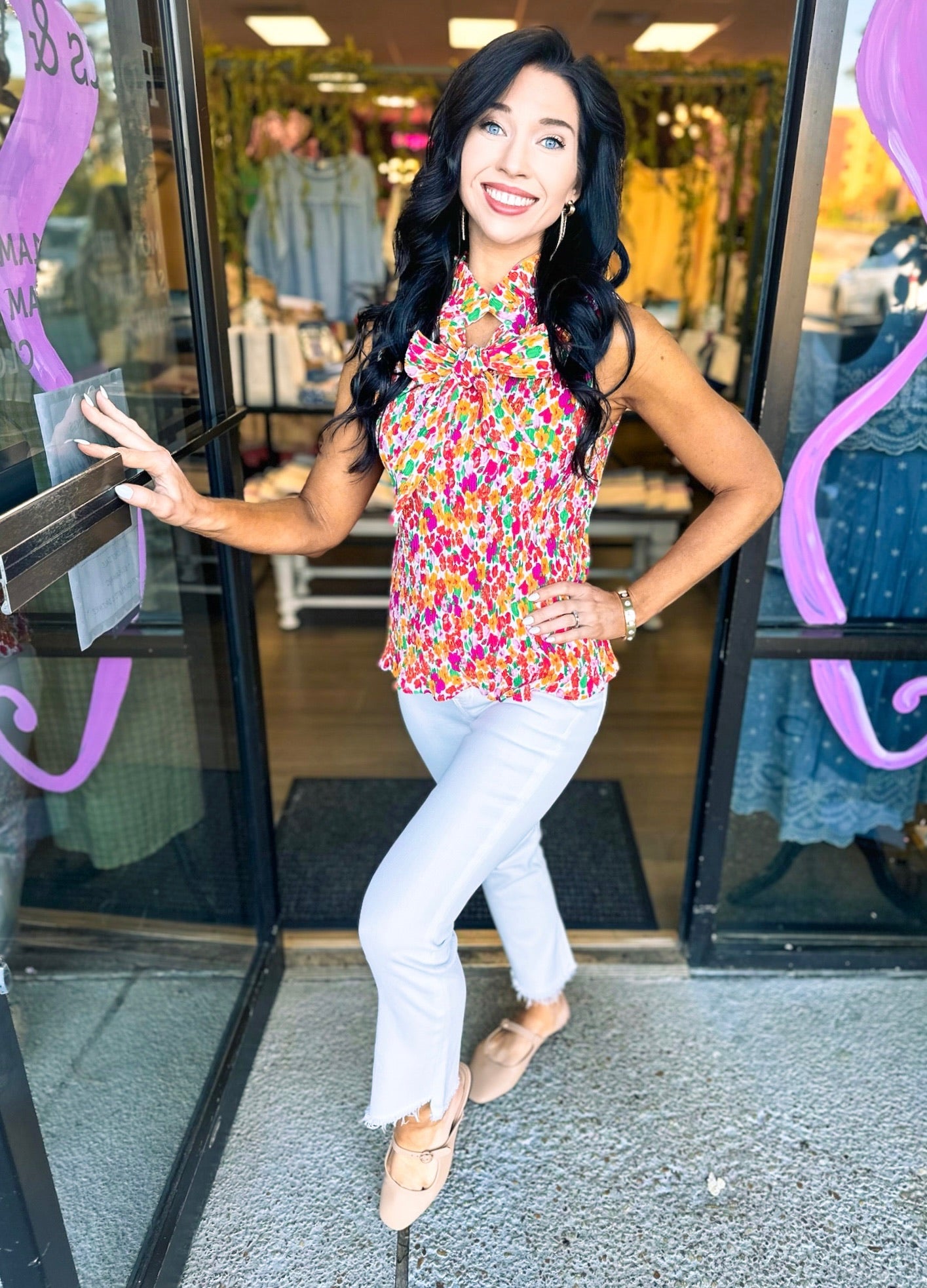 Watercolor Dreams Top - Multi