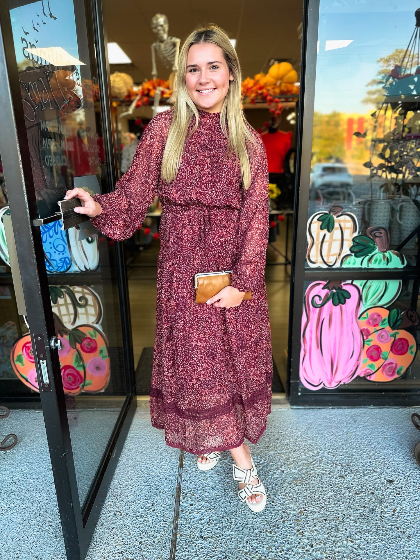 In The Air Maxi-Burgundy Multi
