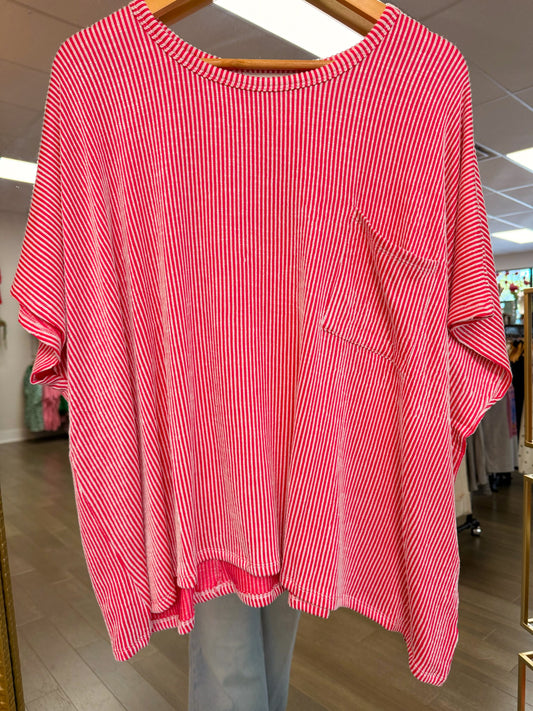 Britt Top - Hot Pink