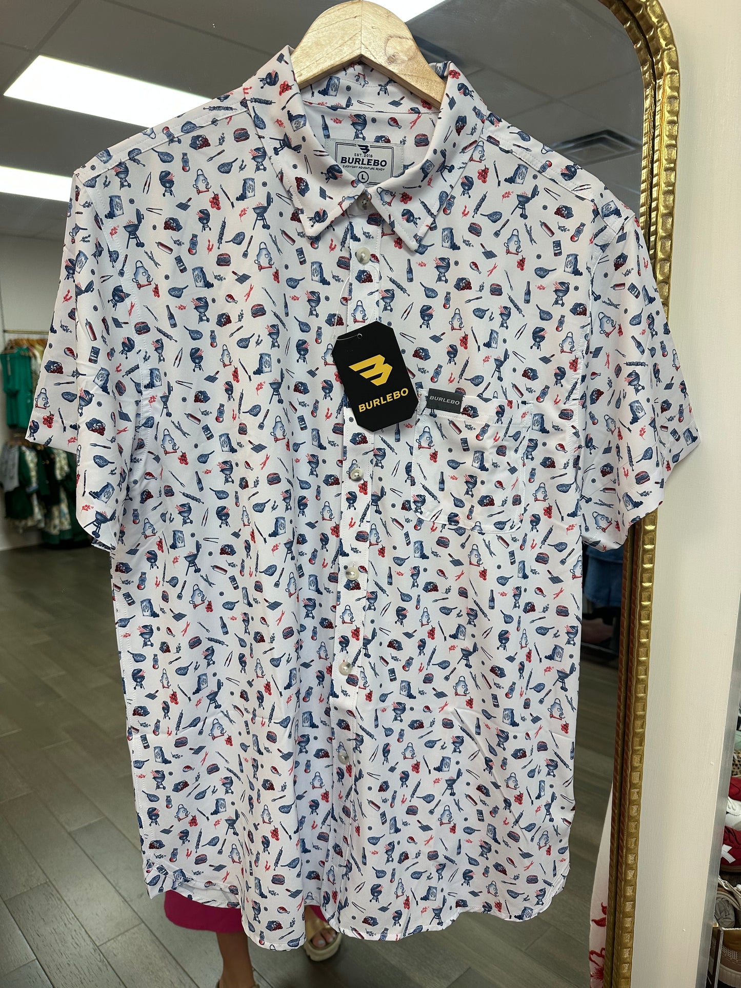 Performance Button Up (multiple colors)