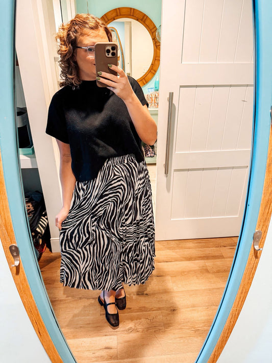 Starry Night Midi Skirt