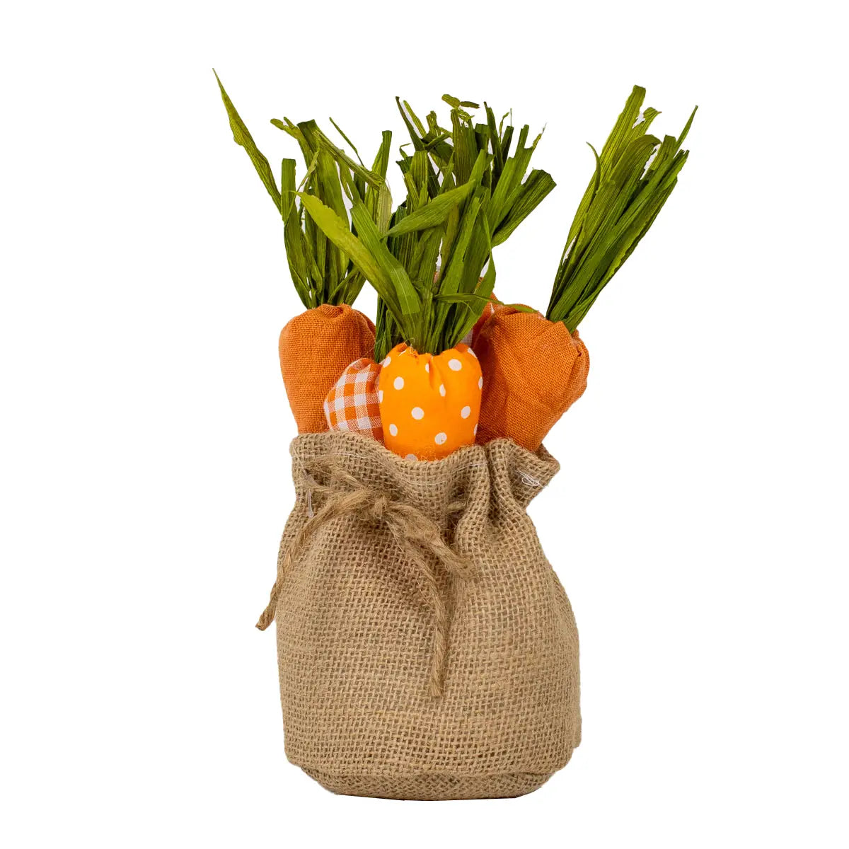 Carrot Burlap Bag