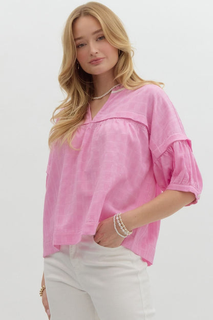 Cotton Candy Top - Pink