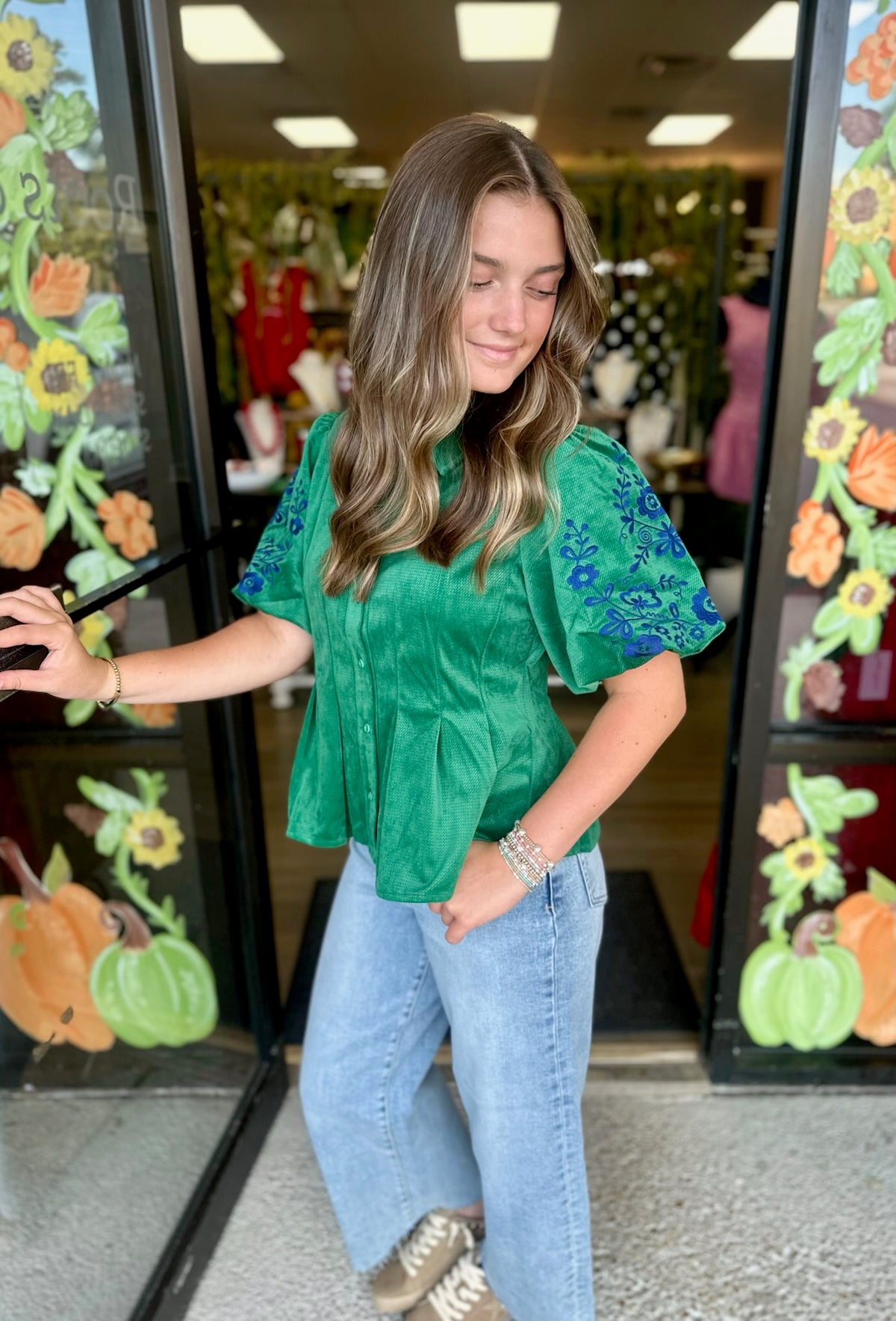 Pam Top - green