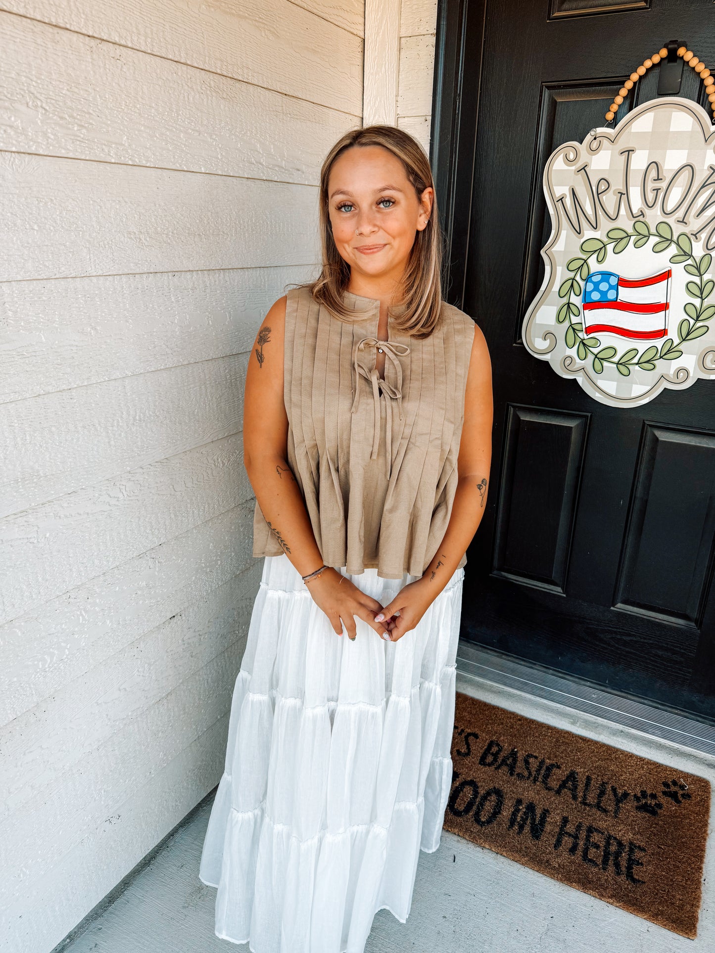 The Bowtiful Babe Top