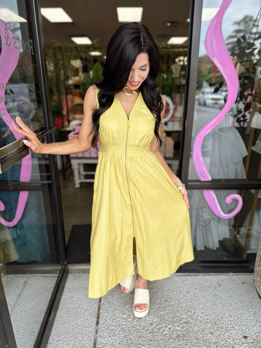 Brownie Dress - citron