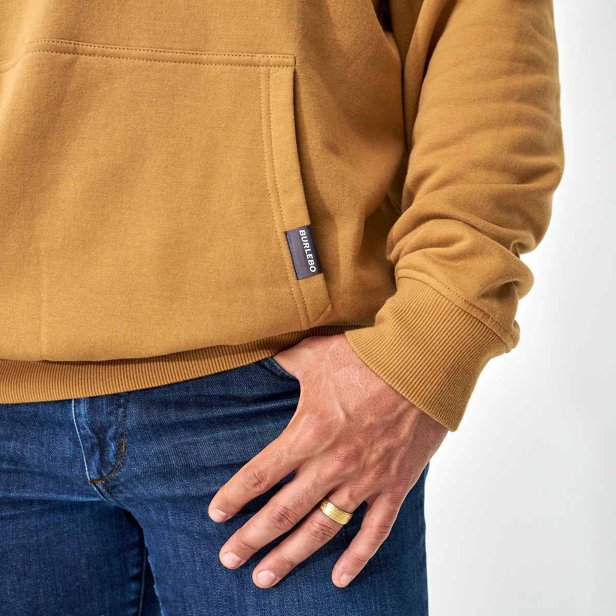 Duck Dog Light Brown Fleece Hoodie