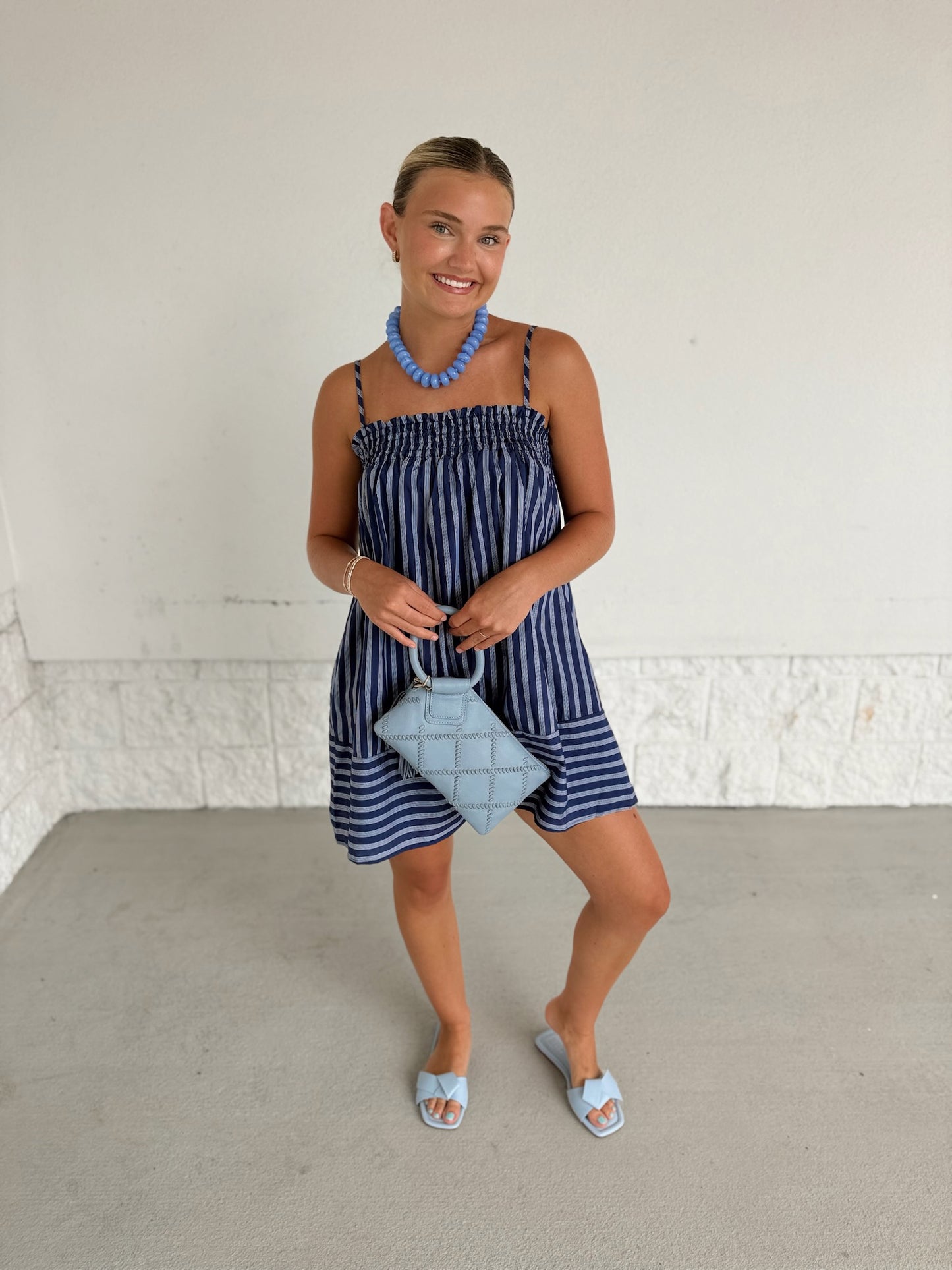 jilli mini - navy stripe