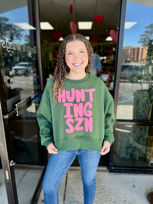 Hunting Szn Crop Sweatshirt
