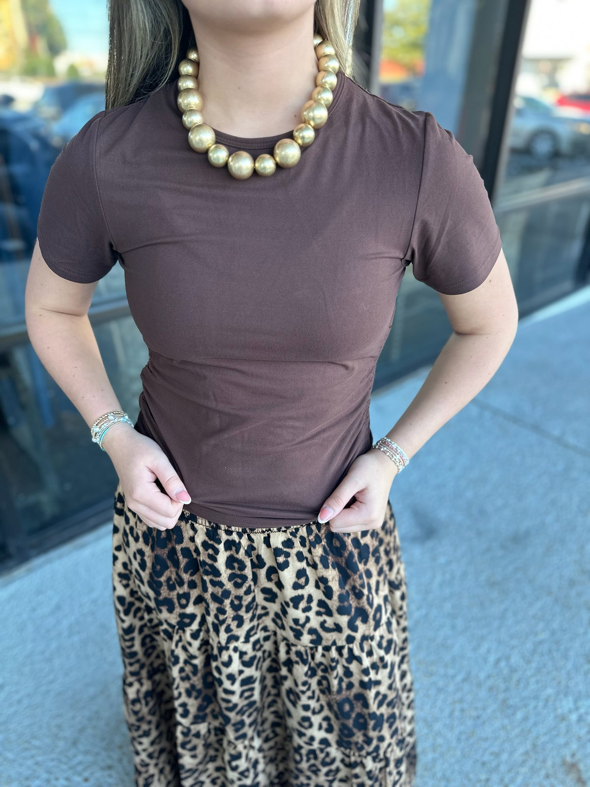 The Go-To Girl Top - brown