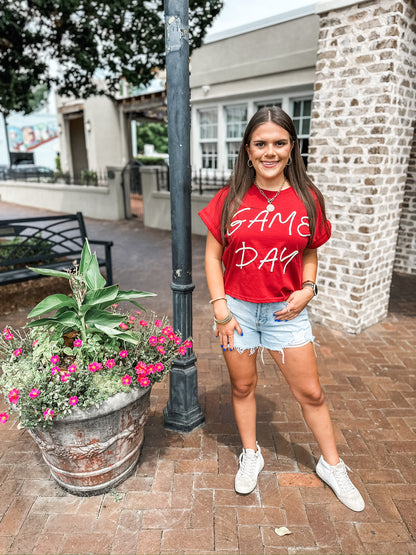 Game Day Tee - Burgundy