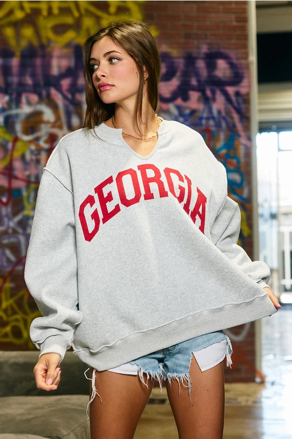 Georgia V neck