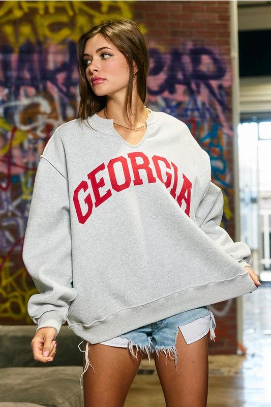 Georgia V neck