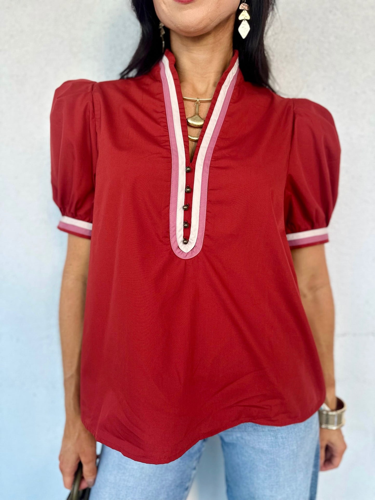Color Pop Top - rust