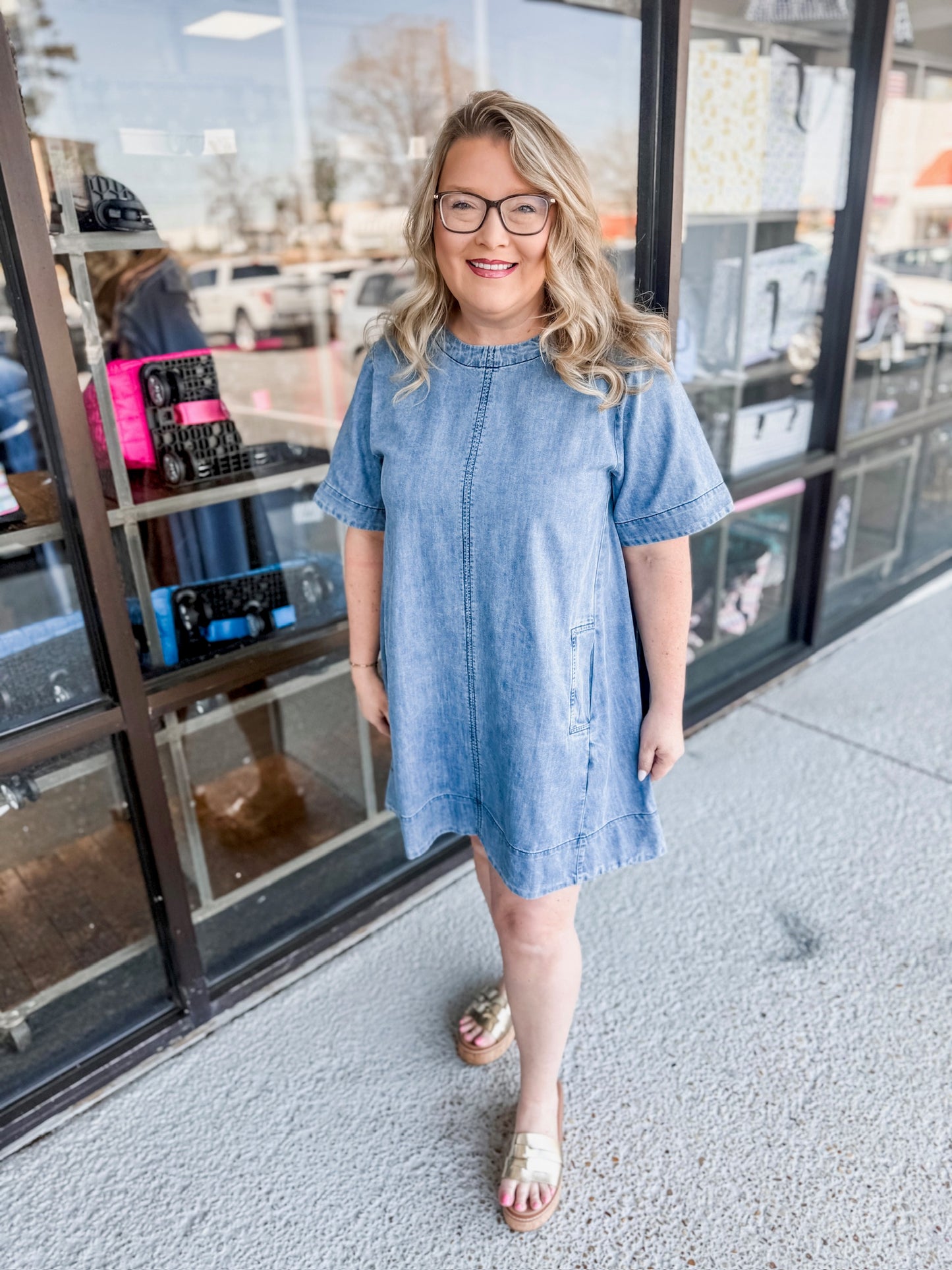 Play It Loud Denim Mini