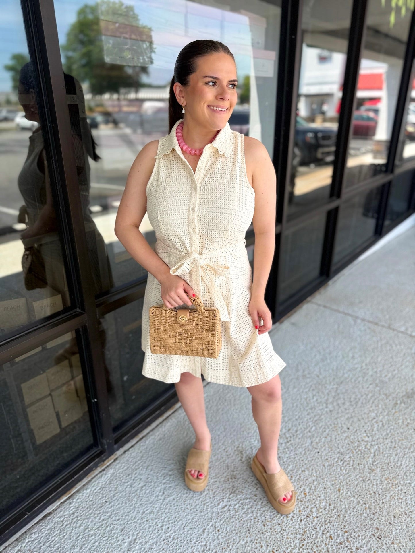 Just Getting Started Dress - natural