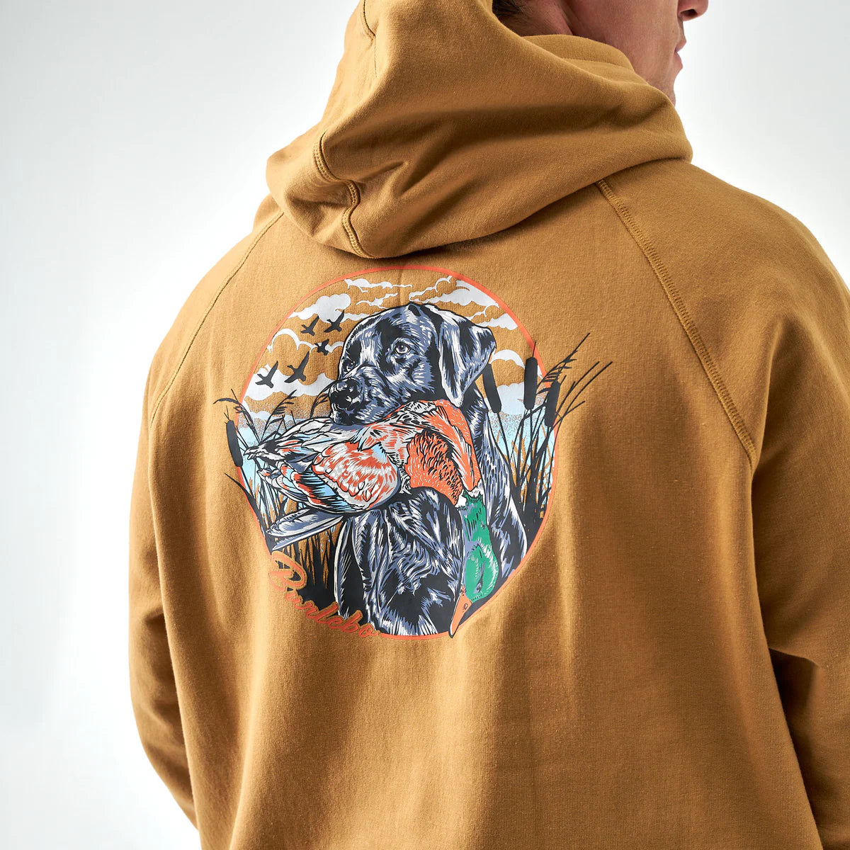 Duck Dog Light Brown Fleece Hoodie