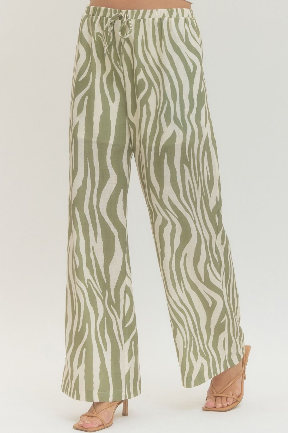 Seeing Stripes Pants - Sage
