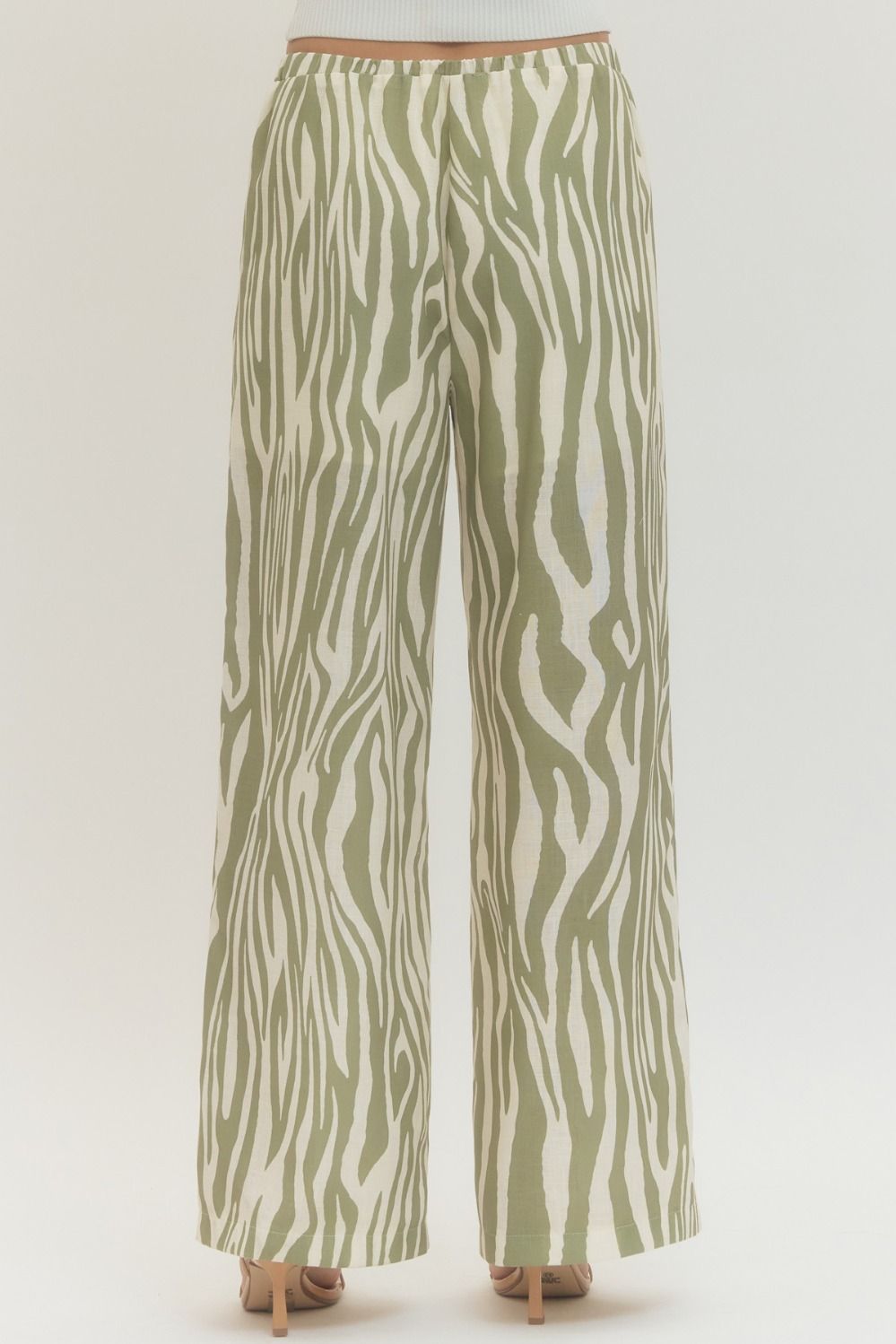 Seeing Stripes Pants - Sage