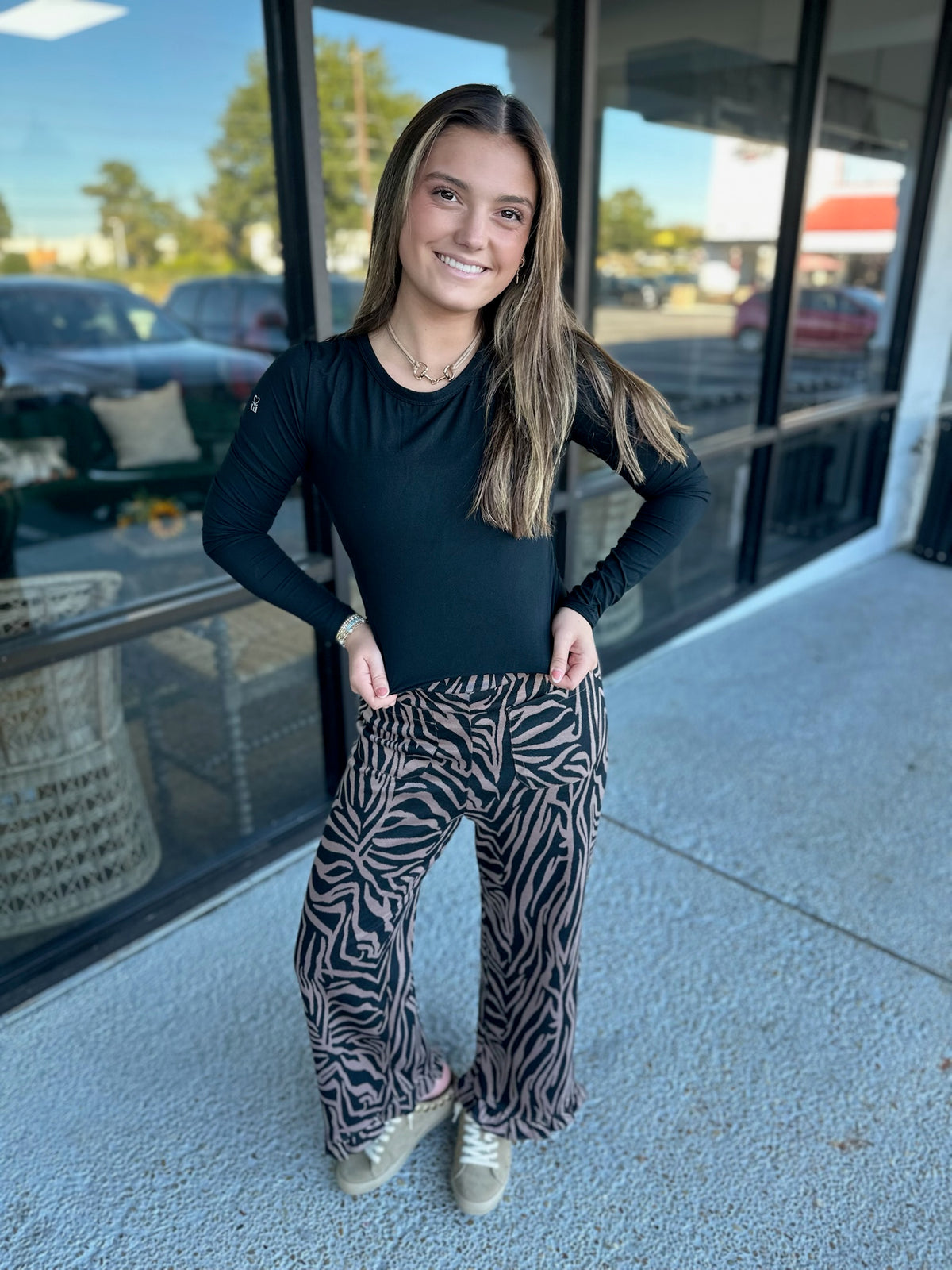 Thanksgiving Pants - Animal Print