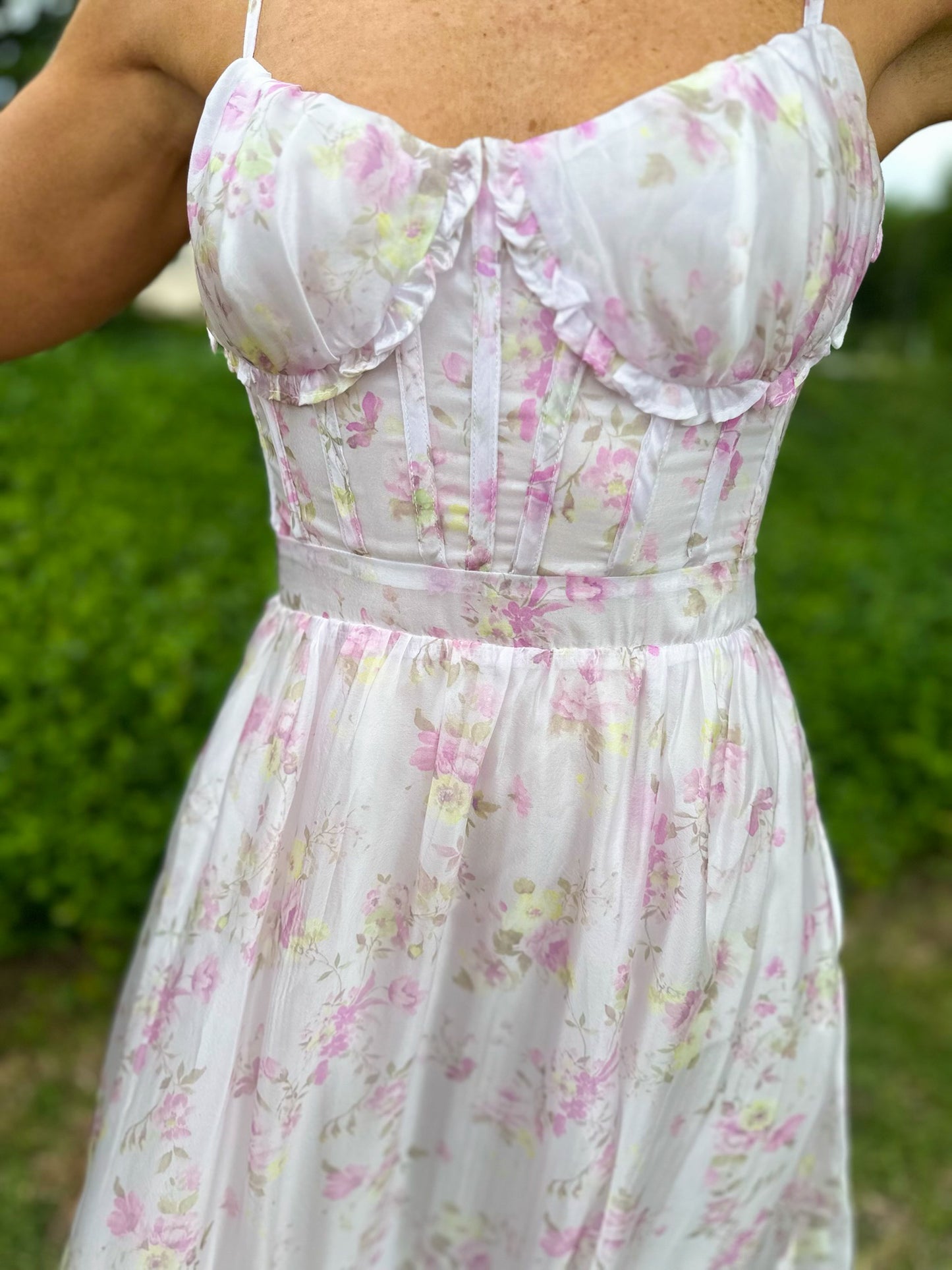 Zoey Maxi - Light Pink Mix