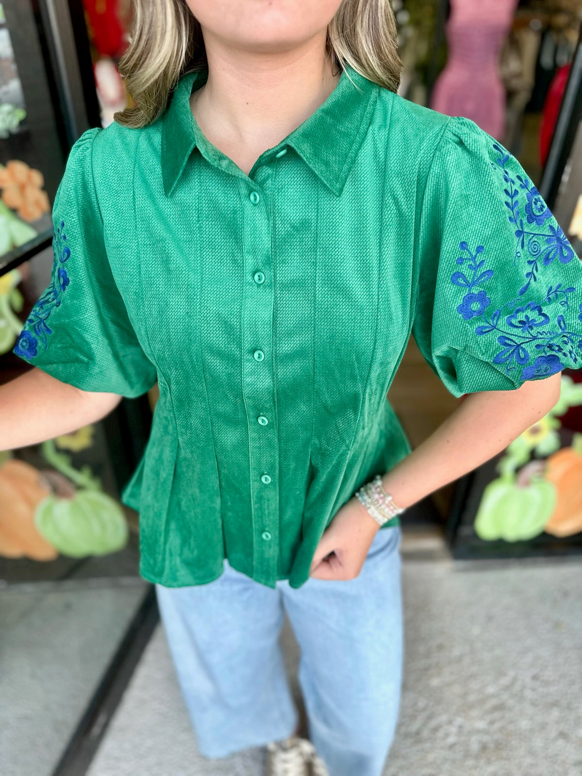 Pam Top - green